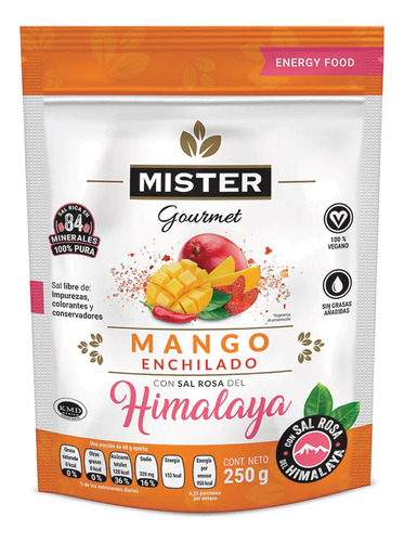 Mango Enchilado Con Sal Del Himalaya Mister 250 G