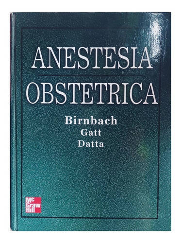 Anestesia Obstetrica.