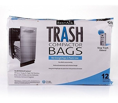 Bestair Compactador De Basura De Mano (16 '' D. X 9 '' W. X 