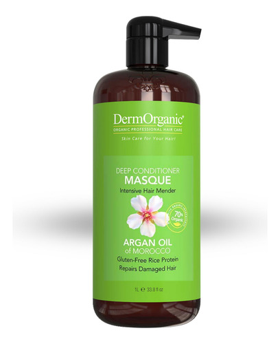 Mascarilla Capilar Reparadora Profunda Dermorganic Argan - 1
