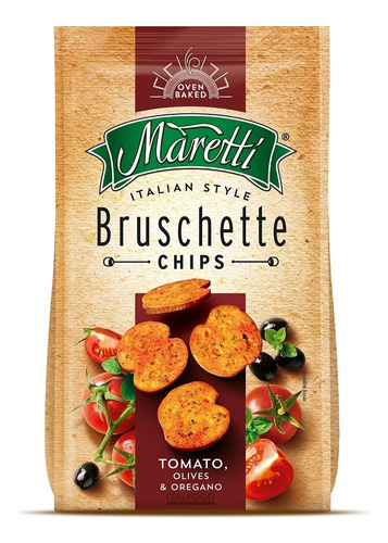 Maretti Chips Tomato Olives & Orégano 85g