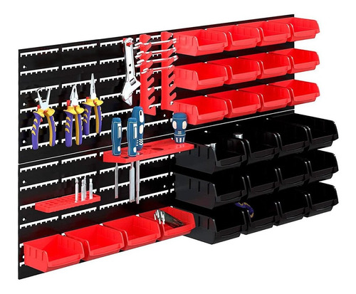 Panel Organizador Nappo Con Gavetas Para Herramientas 46pcs