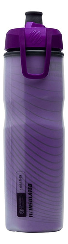 Caramanhola Squeeze Blender Bottle Halex Insulated 709ml Cor Roxa
