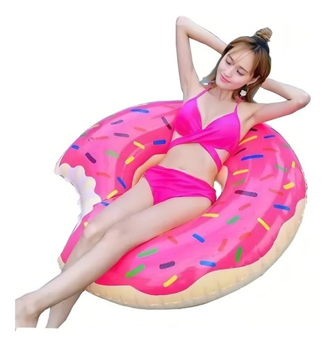 Salvavidas Flotador Dona Llanta Inflable Alberca Playa 104cm
