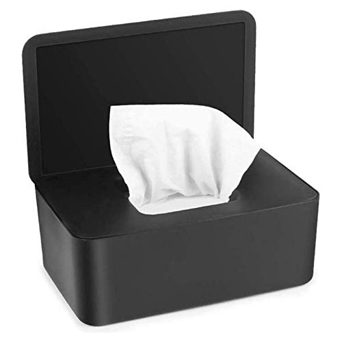 Wipes Dispenser, Dustproof Tissue Storage Box Wet Wipes...