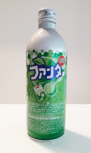 Lata Botella Metalica Fanta Melón Japon (Usado)