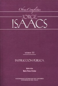 Obras Completas Jorge Isaacs Volvii Instrucción Pública