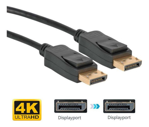 Cabo Displayport 1.4 8k 60hz 4k 144hz 1,5 Metros