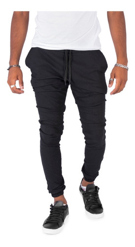 Pack 2 Jogger Elastizado De Gabardina Con Cordón Calidad