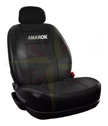 Funda Cubre Asiento Cuero Vw Amarok C/ Asiento Trasero Repartido ( Juego Completo )