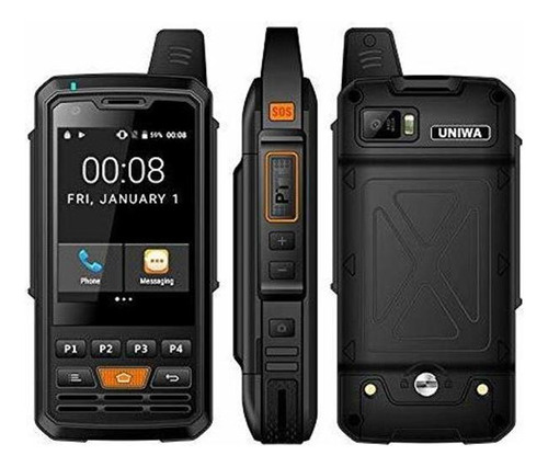 Uniwa Alpes F50 Zello Ptt Walkie Talkie 2.8 Pulgadas Pant