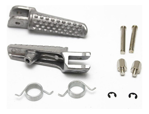 2pcs Reposapiés Laterales De La Motocicleta Reposapiés