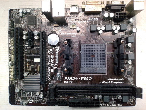 Placa Socket Fm2+ Ga-f2a55m-hd2 Gigabyte A10/a8/a6/a4 (Usado)