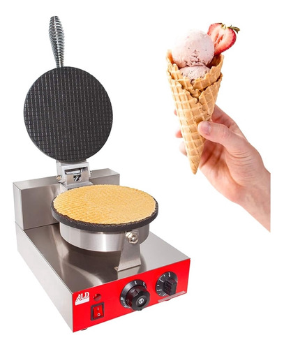 Aldkitchen Plancha Para Gofres De Cono De Helado | Máquina P