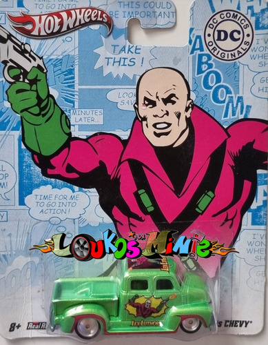 Hot Wheels ´50s Chevy Lex Luthor Dc Comics Pop Culture