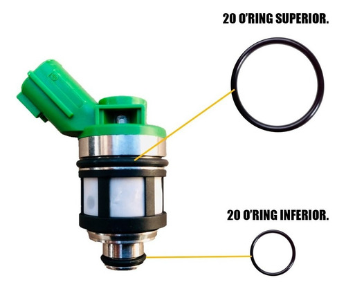 Liga Oring Inyector Nissan Pick Up D21 2.4 20 Juegos
