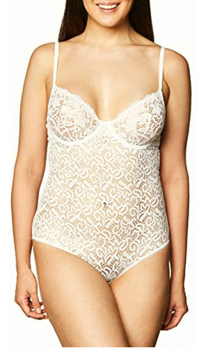 Dkny Traje Clásico De Encaje Para Mujer, Blanco (poplin