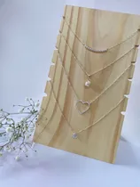 Comprar Exhibidor Collares Joyas Bijou  Madera Maciza Varias Alturas