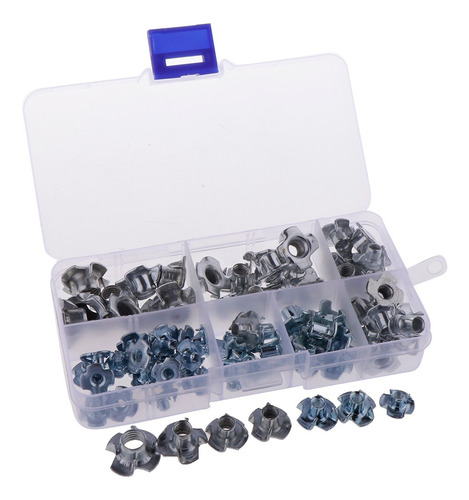 Imagen 5 de 12 de 80pcs M3 / M4 / M5 / M6 / M8 Zincado Cuatro Patas De Muebles