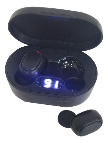 Auriculares Inear Inalambrico Ruffo E7s Bluetooth 5.3 Negro