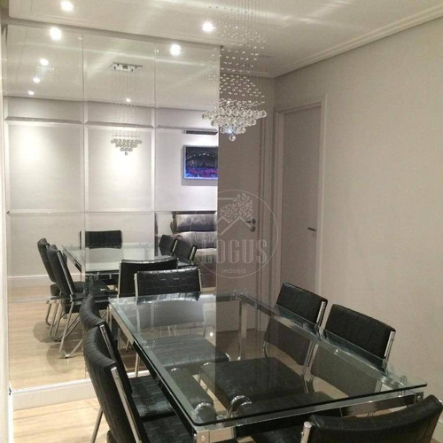 Imagem 1 de 19 de Apartamento De 66m² Composto Por 2 Dormitórios Sendo 1 Suíte Com Closet, À Venda R$ 415.000,00 - Bairro Santa Terezinha - Sbc/sp - Ap1384