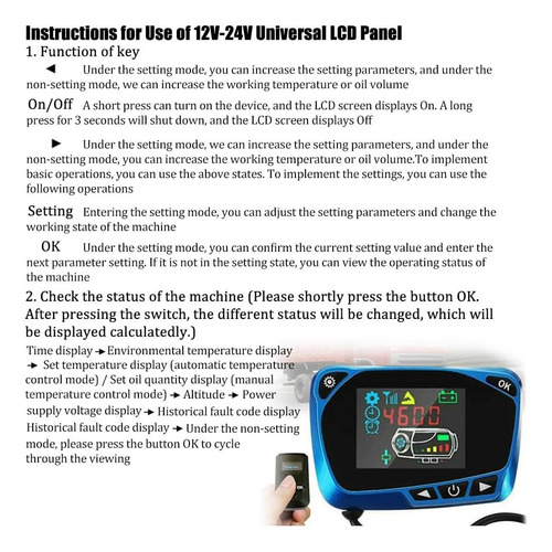 Interruptor De Monitor Lcd Lcd De Calentador De 1set Saidian