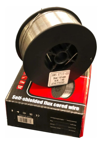 Soldadura De Microalambre Flux Core 1mm De 1 Kilo Redbo 