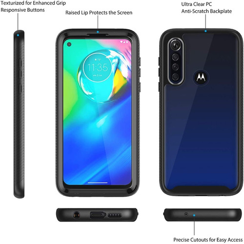 Protector Mica Vidrio Templado Funda Motorola G Power 2020