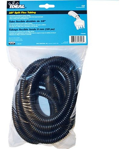 Ideal Ind. 772240l 3 Mt Tubo Flexible Corrugado 3/8 Negro
