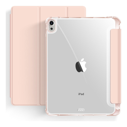 Capa iPad Air 4a 10.9 Wb - Auto Hibernação Antichoque Rosa