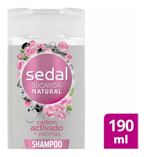 Shampoo Crema Para Cabellos Carbón Activado Sedal 190ml