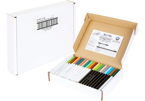 Crayola Super Tips Marker Set, 43 Unique Colors, Doubles Of