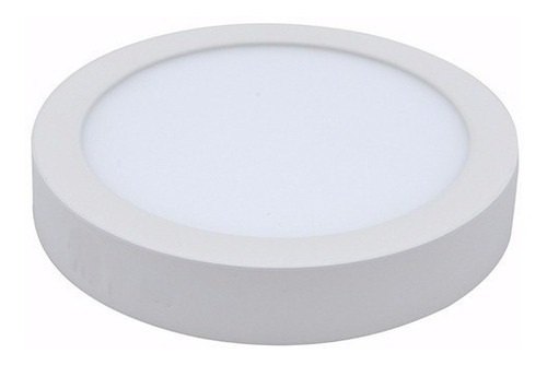 Plafon Led Panel 12w Aplicar Luz Calida Redondo 16cm Ja