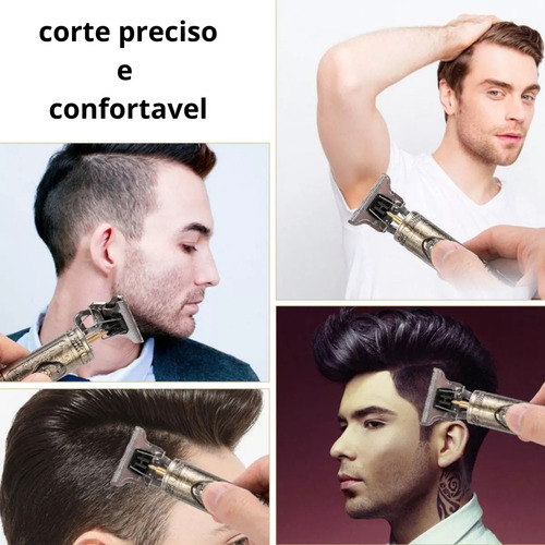 Kit Aparador De Pelos Nariz Barbeador Acabamento Profissiona