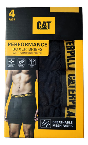 Paquete 4 Boxers Caterpillar Originales Cat