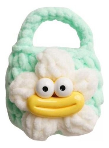 5 Mini Bolsa De Fone De Ouvido De Malha Feita À Mão