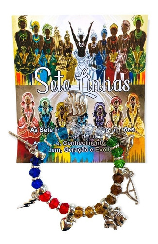 Pulseira De Orixás Entidades Umbanda Candomble Sete Linhas