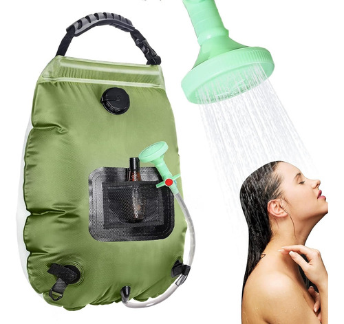 Ducha Camping Solar Bolsa De Baño Portátil Exteriores 20l