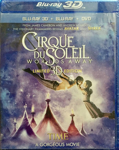 Bluray 3d Cirque Du Soleil Worlds Away Nuevo