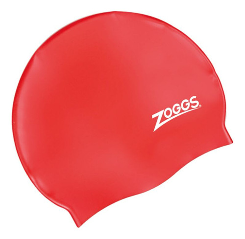 Zoggs Gorro De Natación De Silicona / Rojo