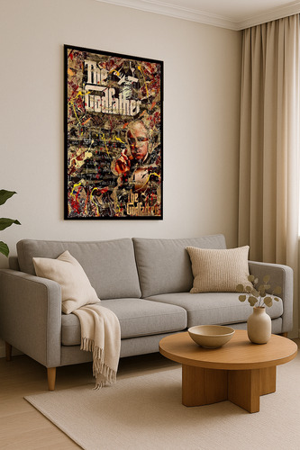 Cuadro Moderno Mural El Padrino Diseño Urbano Icónico Cine Full Hd