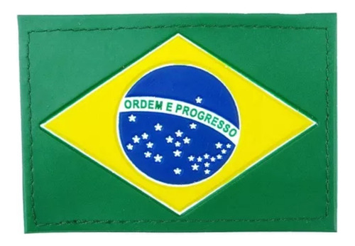 Emborrachado Bandeira Brasil Colorido Cia Militar