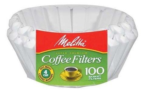 Melitta Junior Basket Filtros De Cafe Blanco 100 Cuentas