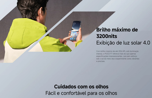 Xiaomi Poco F7 Edição Limitada 512gb+18gb Ram Prata Global