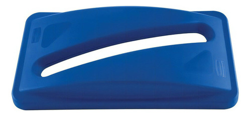 Rubbermaid Tapa Para Contenedor Slim Jim 16/32 Gl Reciclaje Color Azul
