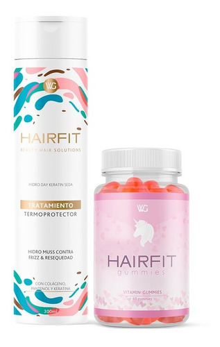 Tratamiento Termoprotector + Vitaminas En Gomitas Hairfit