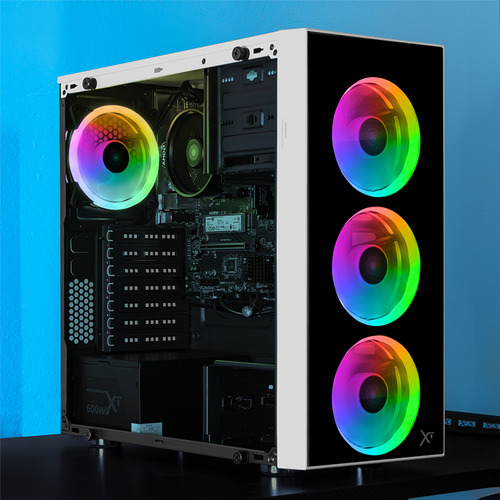 Xtreme Pc Gaming Amd Radeon 780m Ryzen 7 8700g 32gb Ddr5 Ssd 1tb Wifi Dragonfly White