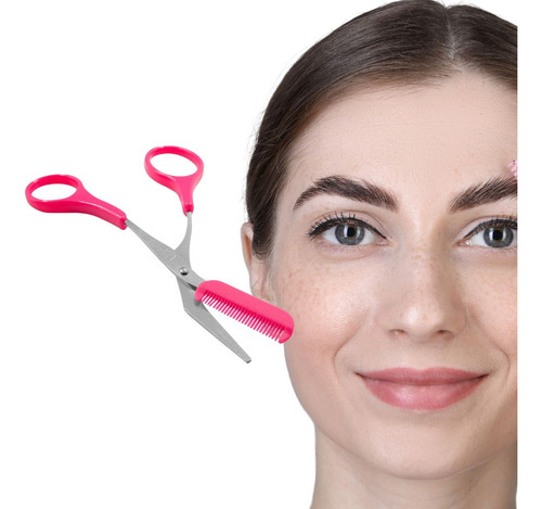 Tijera Con Peine Perfilador De Cejas Y Pestañas Brow Lashes