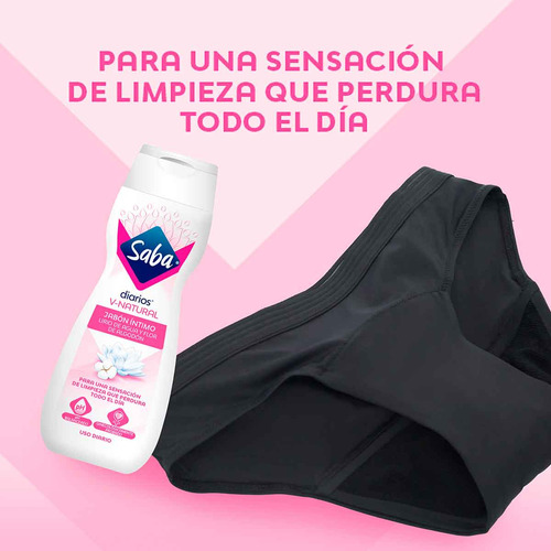 Jabón Íntimo Líquido Saba Diarios V-natural 200ml