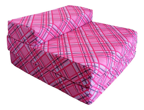 Imagen 2 de 7 de Sofá Cama Infantil Plegable, Colchoneta Con Soporte Firmé